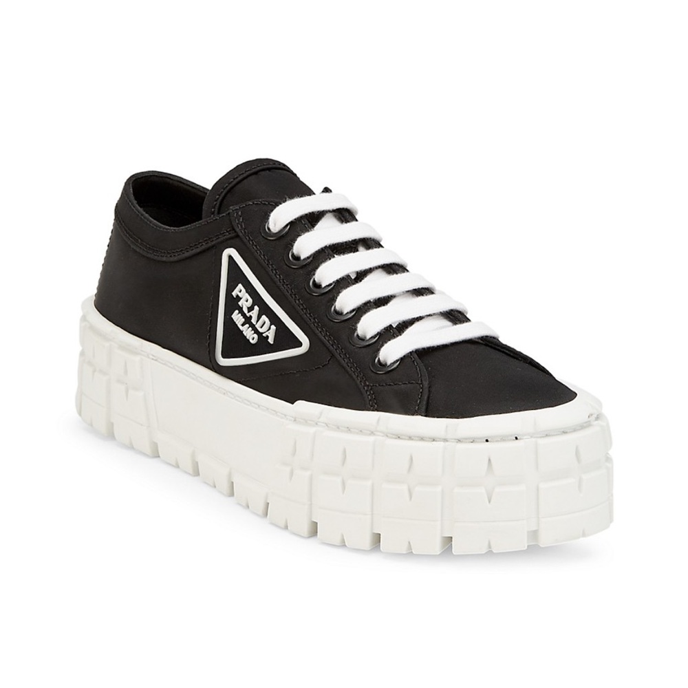 Like New Prada Lug Sole Platform Sneakers - Picture 3 of 15